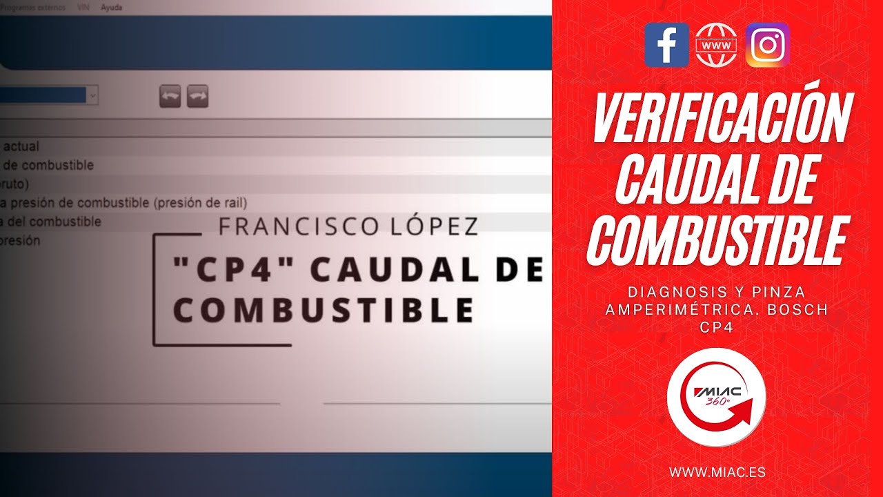 T9 Verificación caudal de combustible. Diagnosis y pinza amperimétrica. BOSCH CP4 YouTube T9 Verificación caudal de combustible. Diagnosis y pinza amperimétrica. BOSCH CP4 YouTube