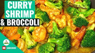 Jamaican Curry Shrimp and Broccoli Recipe | Shrimp and Broccoli | Curry Shrimp and Broccoli Recipe