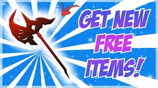 *Free Limited UGC Items* Get These Free Items Now! Red Axe