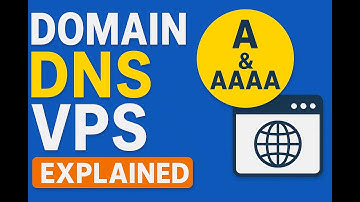 Domain, DNS, VPS, A Record & AAAA Explained | How to Point Domain to VPS (Beginner Guide)