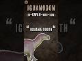 The Discovery of Iguanodon #shorts #dinosaur
