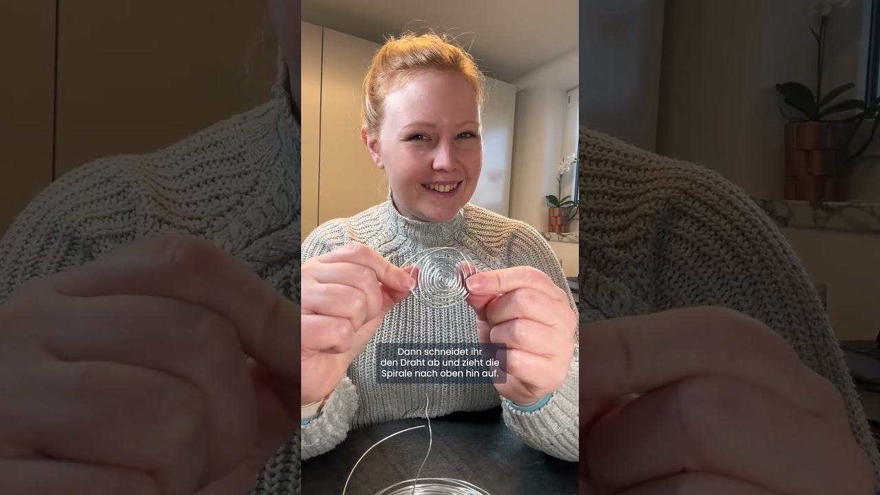 DIY Ferrero Bäumchen aus Draht basteln 🎄