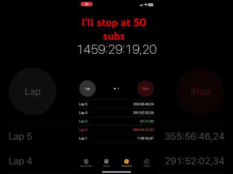 50 Stop Stopwatch 50subs