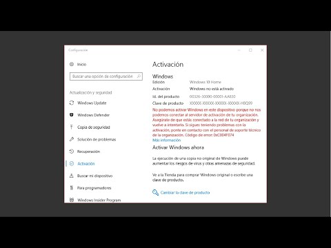 SOLUCIÓN: No podemos activar Windows  porque no nos conecta al servidor de tu organización