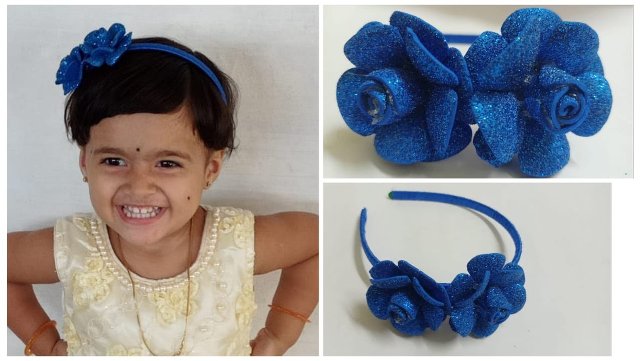 how to make designer baby hair bands at home in tamil 2020/ handmade baby hair  band/ GRAVITATE WORLD - YouTube
