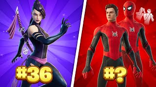 RANKING EVERY FORTNITE MARVEL SKIN FROM WORST TO BEST!