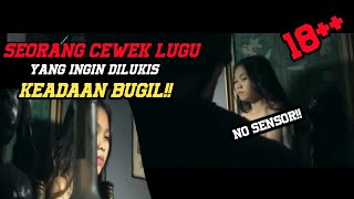 NO SENSOR!! CEWEK LUGU YG INGIN TUBUHNYA DILUKIS TANPA PAKAIAN!!