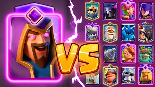 Evo Wizard VS All Cards | Clash Royale Olimpics