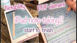 HOW I TAKE NOTES ON MY iPAD!! NOTABILITY & PDF ELEMENT screenshot 3