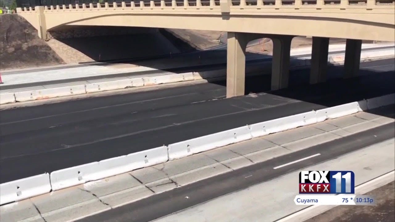 Highway 101 widening project makes progress in Carpinteria - YouTube