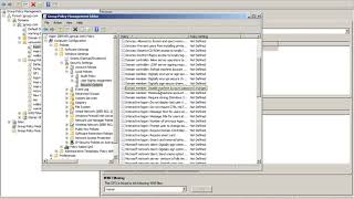 Group policy application1: setting on user account (log in)