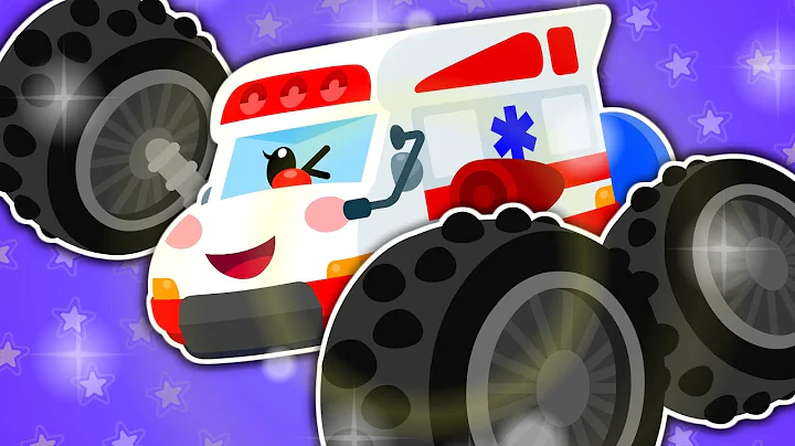 Let’s Go! Monster Ambulance Rescue Squad | Car Song | Nursery Rhymes & Kids Songs