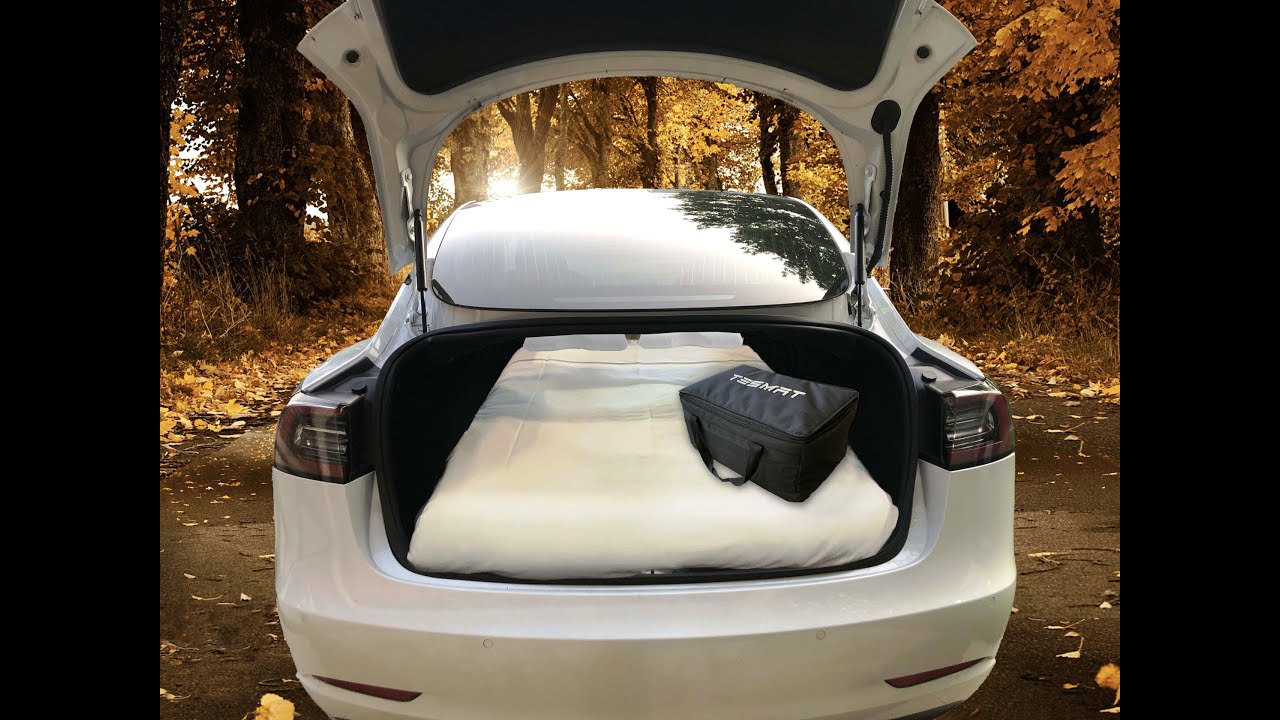 Pour Tesla Model 3 Model Y Model S Matelas Portable Gonflable