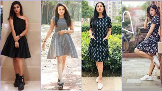 Stylish Photo Poses Idea For Girls In One Piece Dress | Short Frock Photo Poses | Photography Idea screenshot 2