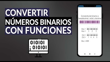 Cómo Convertir Números Binarios con la Función BIN.A.DEC, BIN.A.HEX y BIN.A.OCT