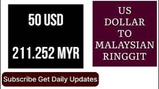 US DOLLAR TO MALAYSIAN RINGGIT EXCHANGE RATES TODAY 6 September 2025πΊπΈπ²πΎ