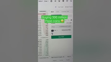 Buying $300,000,000 Pepe coins that already made 1000% gain 🤩📈🛸🚀 #pepe #pepecoin #crypto #trade