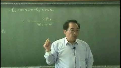 [Lecture15-1: Transmission/Reflection of inf. plate] Introduction to Acoustics, Yang-Hann Kim