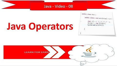 What Are Java Operators? | Java Operators Explained for Beginners