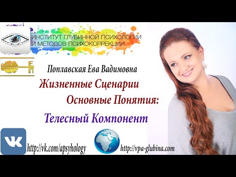 Жизненные Сценарии Основные Понятия:Телесный Компонент