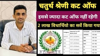 राजस्थान चतुर्थ श्रेणी कट ऑफ 2024