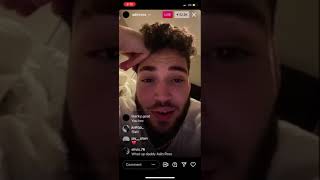 ADIN ROSS GETS DEPRESED ON IG LIVE....