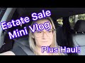 Estate Sale Jewelry Mini Vlog plus Haul! Brooches! Crown Trifari, KJL, Avon #estatesalefinds #gems