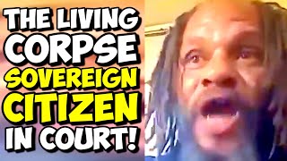 Judge Perkins Tells A Living Corpse To DO HIS OWN RESEARCH... SOVEREIGN CITIZEN IN COURT!!!