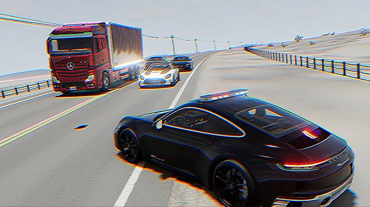 Police Chase and Car Crashes #03 [BeamNG.Drive]