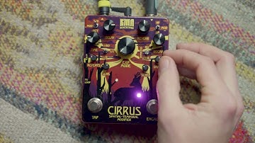 Synthesizer trough KMA Cirrus Delay/Reverb