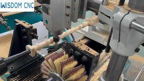 WS-L1530A Auto loading CNC Wood Lathe Turning and Polishing