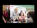 Virtueller Biologieunterricht im Kanzleramt: Angela Merkel trifft 24 Mädchen beim Girls&#39;Day 2017