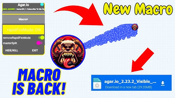 Agario Macro Mod + Zoom Xelahot New Macro no Lag | Android and iOS