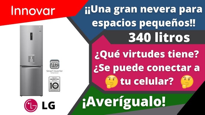 Nevera LG Bottom Freezer 340 Litros | LG CO