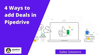 How to add deals manually in Pipedrive