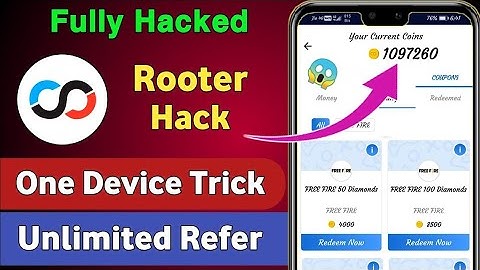 Rooter App Unlimited Trick | Rooter App Coin Adder Script 😱!! Rooter App Full Script 🤑