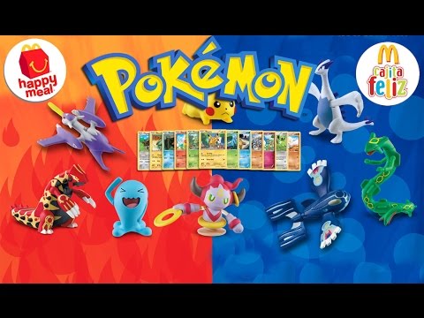Unboxing juguetes de Pokémon en McDonalds Perú - Cajita Feliz 