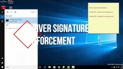 disable enable driver signature enforcement using command prompt easiest way duration 1 04 - fortnite driver signature enforcement