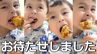 【鬼の形相で唐揚げを頂きます】サービスエリアの食事は最高だった