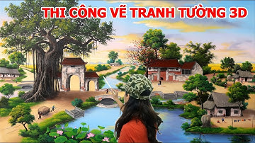 Nhận dạy vẽ tranh và thi công vẽ tranh tường 3d, Thi công và dạy vẽ tại Hà Nội