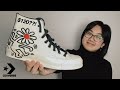 KEITH HARING X CONVERSE UNBOXING & TRY-ON