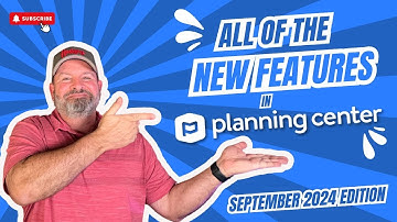 New Planning Center Features!