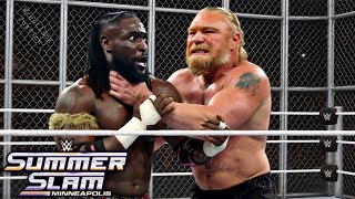 WWE SummerSlam August 1, 2026 Brock Lesnar Vs Oba Femi Brutal Match WWE SummerSlam 2026 Highlights screenshot 2