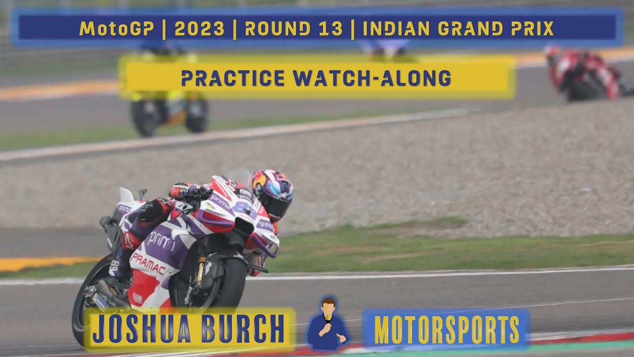 MotoGP 2023 Round 13 #IndianGP Practice Watch-Along