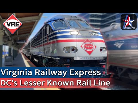 Video: Ang Virginia Railway Express (VRE) Commuter Train papuntang DC