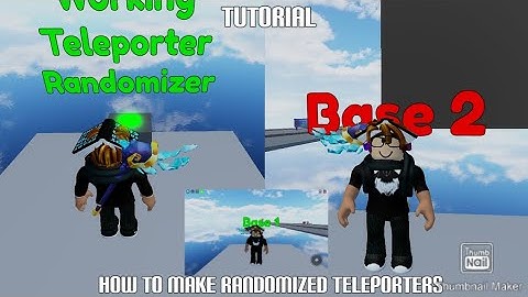 How To Make Randomized Teleporter In Obby Creator|Bacozy