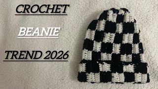 Checkered Beanie Tutorial Şahmat Papağı Toxuma Kareli Bere Yapımı