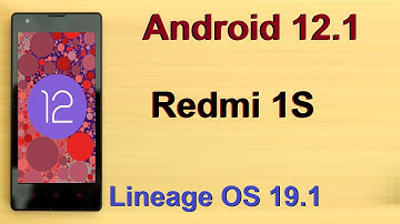 How to Update Android 12.1 in XIAOMI REDMI 1S (Lineage OS 19.1) Custom Rom Install and Review