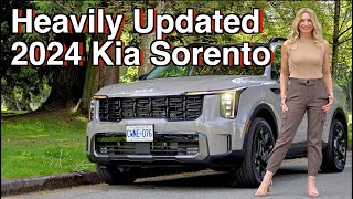 Updated 2024 Kia Sorrento review // Same size as Hyundai Santa Fe!