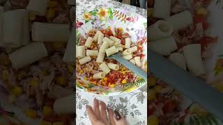 Como hacer una Ensalada con Macarrones / Ensalada fria con pasta